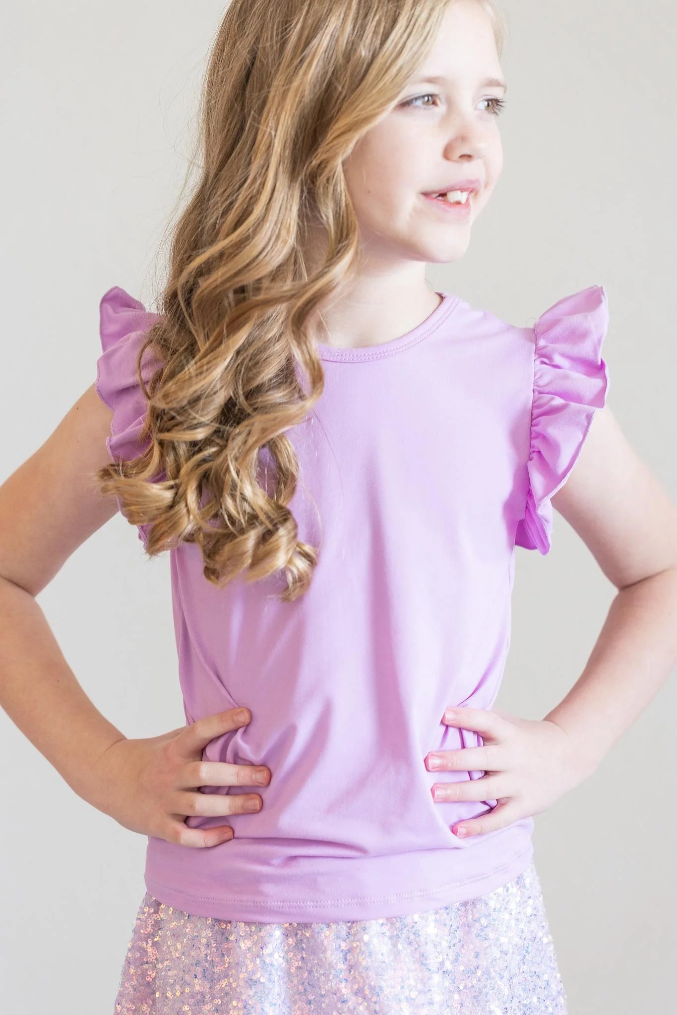 Bright Lilac Short Sleeve Tee