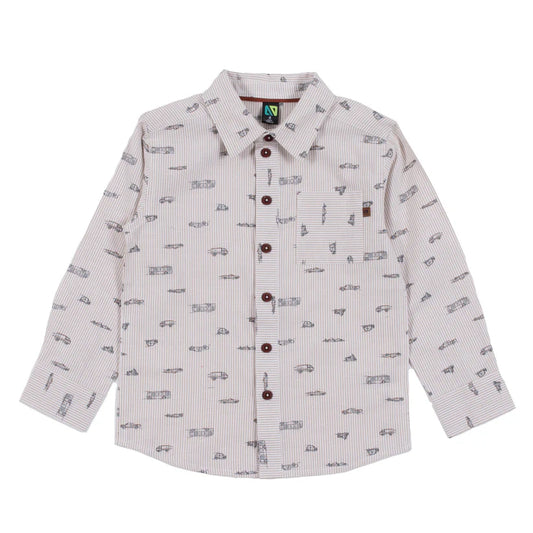 Transportation Button Up