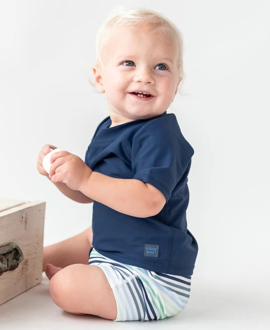 Coastal Stripe Swim Shorties