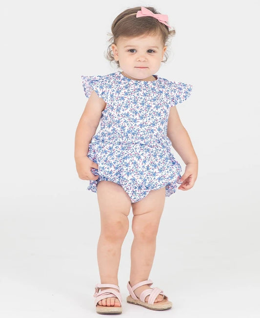 Cottage Tea Time Ruffle Romper