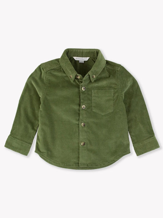 Dusty Olive Corduroy Shirt