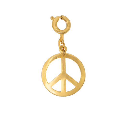 Gold Peace Sign