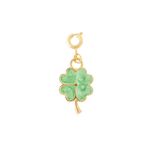 Green Shamrock Charm