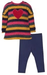 Heart/ Stripe Set