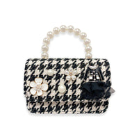 Houndstooth Charms Purse