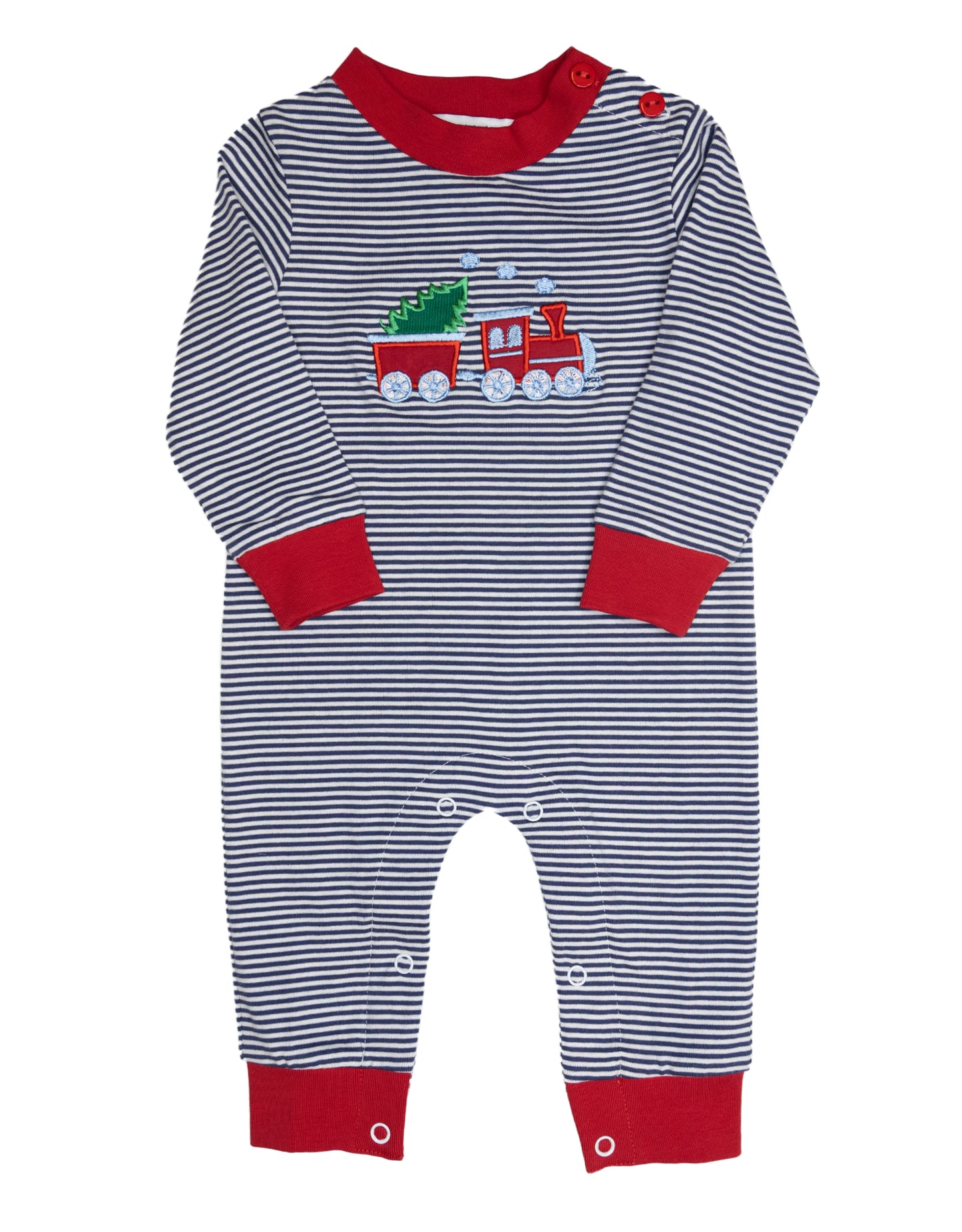 Train Boys Romper