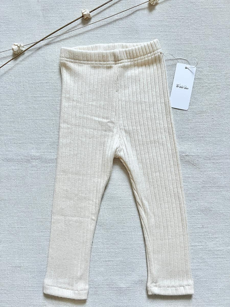 Ivory Knit Skinny Pant