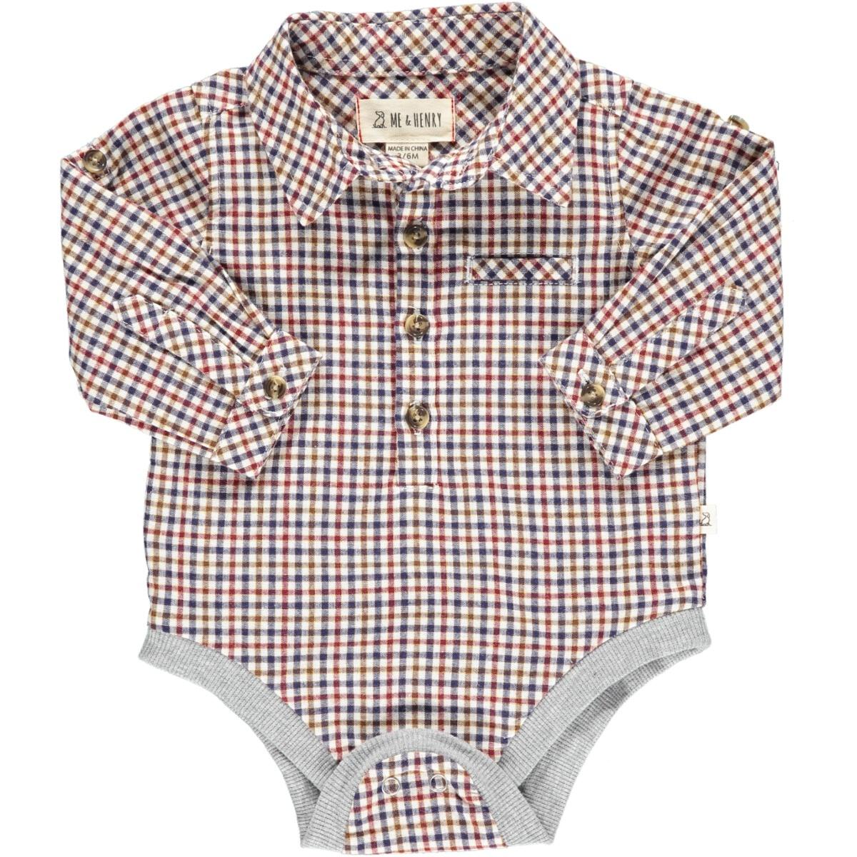 Harvest Plaid Onesie