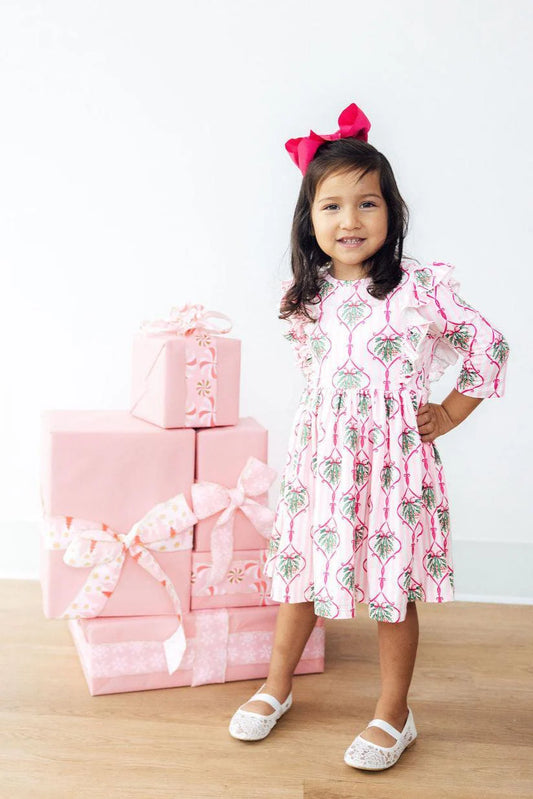 Merry Mistletoe Twirl Dress