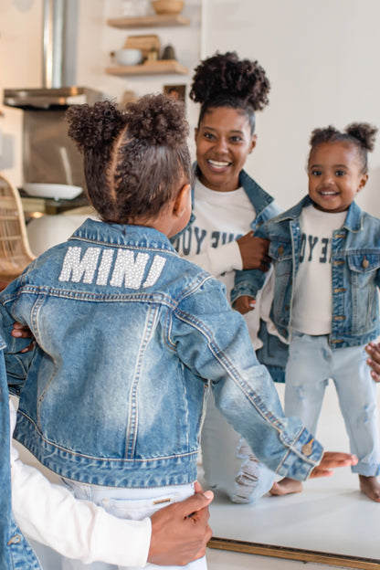 Mini Denim Bling Jacket