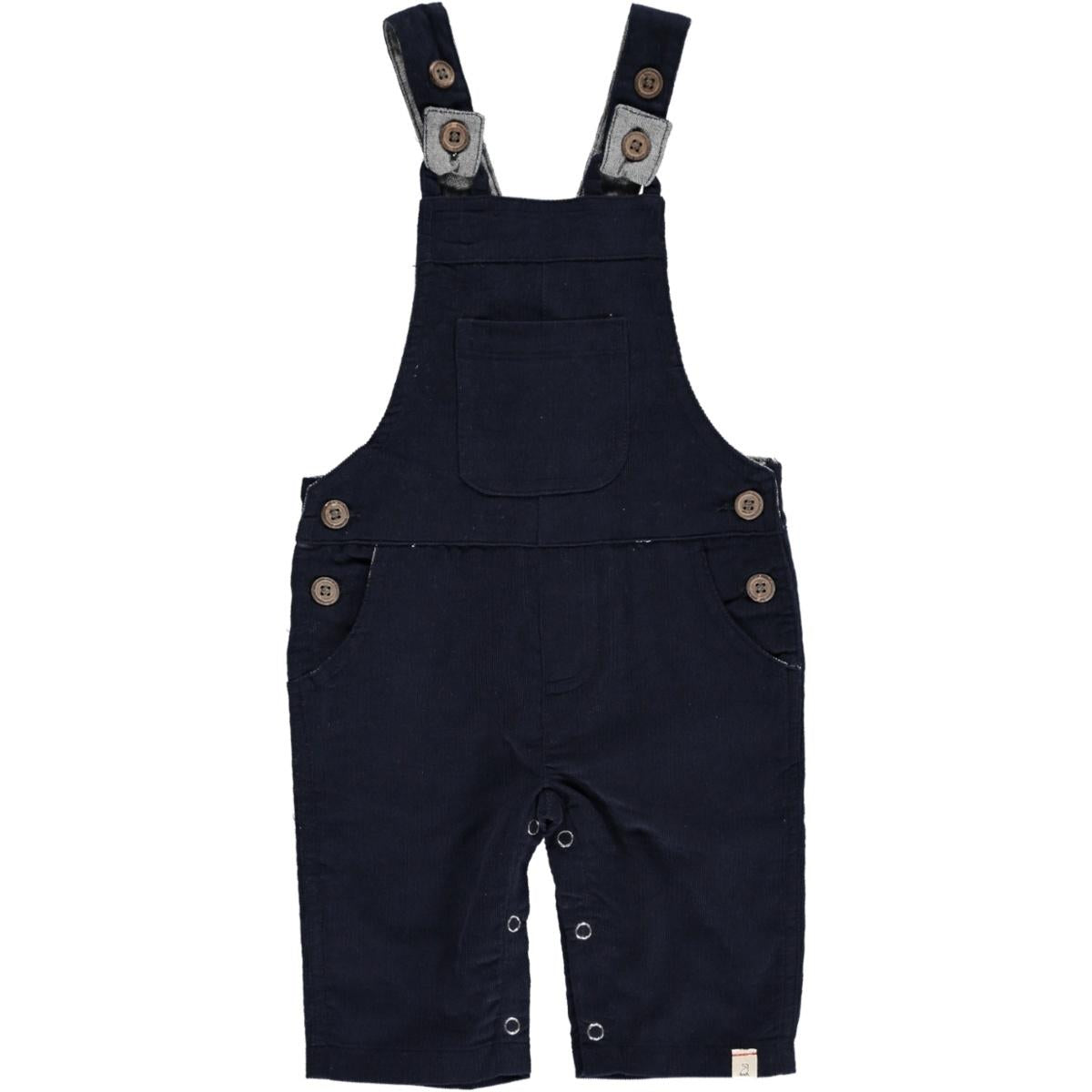 Navy Cord Overalls