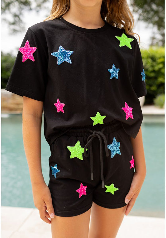 Neon Stars Short Sets