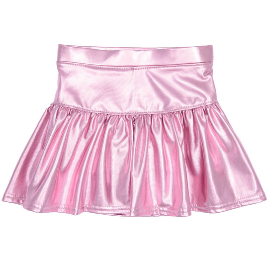 Pink Metallic Skort