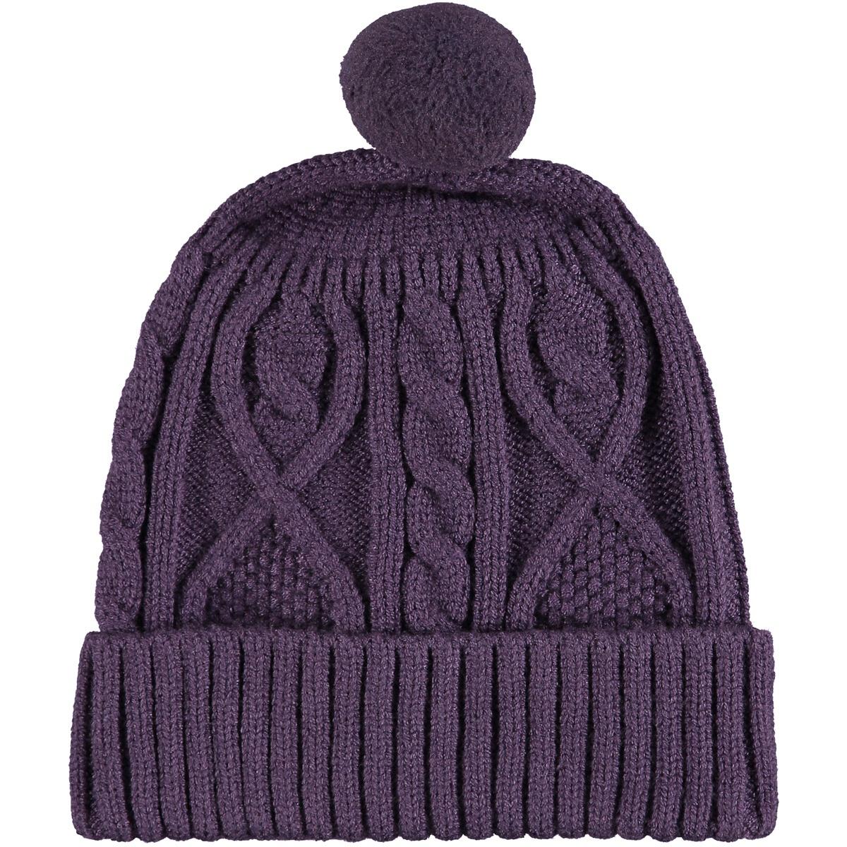 Purple Knit Beanie