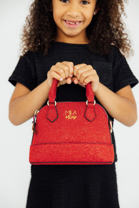 Red Shimmer Purse