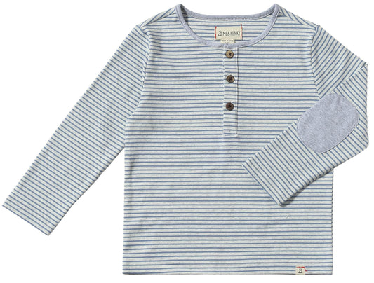 Royal Blue Striped Shirt