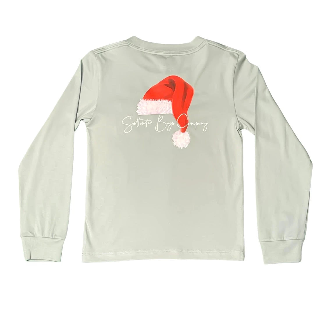 Santa's Hat Long Sleeve Graphic Tee