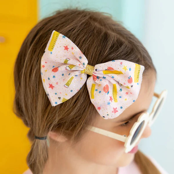 School Days Tulle Bow