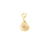 Gold Seashell Charm