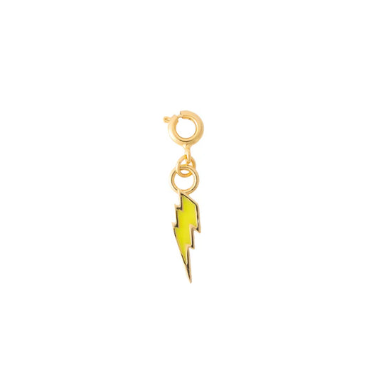 Yellow Lighting Bolt Charm