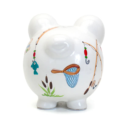 Gone Fishing Piggy Bank