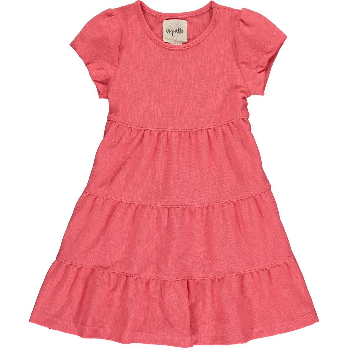 Coral Iona Dress