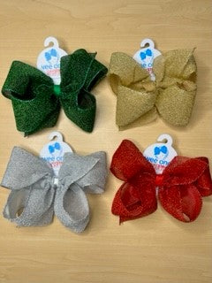 Christmas Sparkle Glam Bows