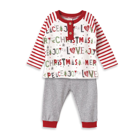 Peace, Love, and Joy Shirt and Pant Set